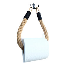 Nautical Style Toilet Roll Holder Rope Jute Bohemian Toilet Paper/Towel Holder