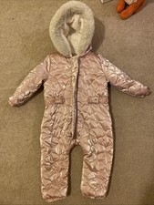 Shiny Pink Snow Suit All In