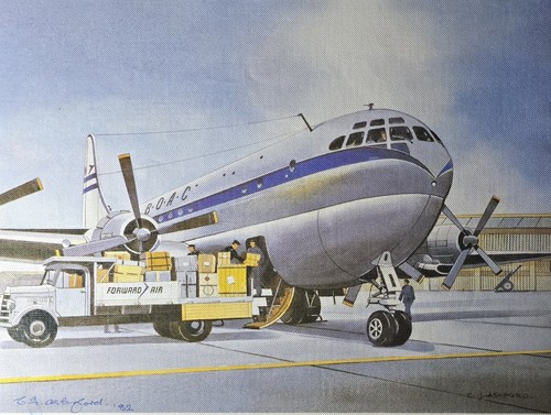 Signed print boeing - signed,