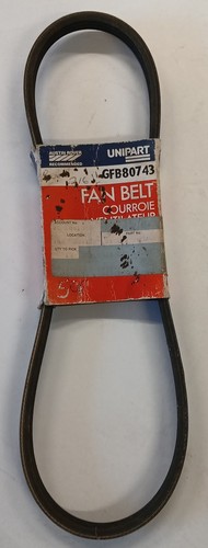 Gfb80743 fan belt unipart - gfb80743,
