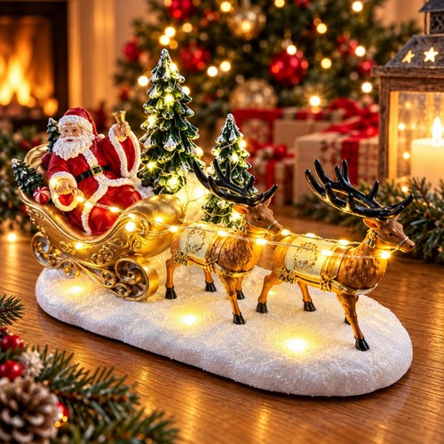 Christmas santa sleigh - christmas, santa's