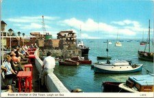 Boats at Anchor Old Town Leigh