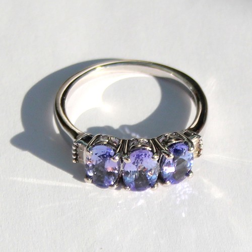 Tanzanite diamond platinum - tanzanite,