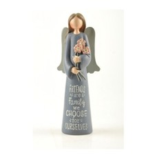 Angel Figurine Friends Are Family We Choose Guardian Angel Sentimental Gift