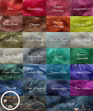 Angelina Fibres (Heat Bondable) 3 x 10g Packs - 21 Colours, Felting, Fly Fishing