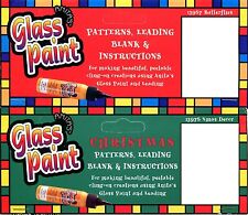 Anita's Glass Paint Leading Patterns, Leading Blank & Instructions
