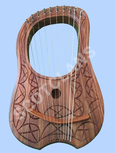 Lyra harp rosewood metal - 10,