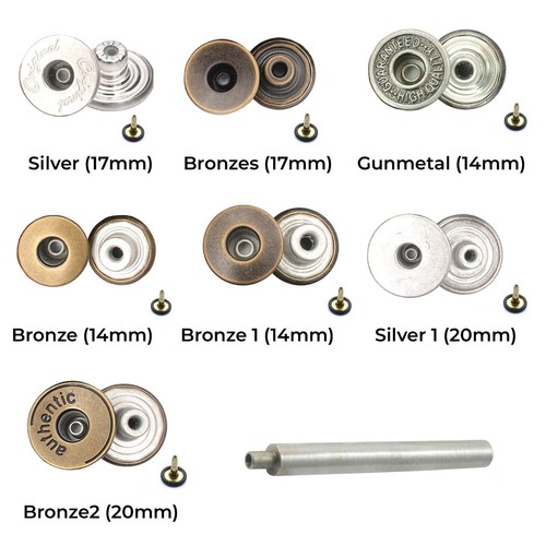 Jeans buttons rivets - jeans,