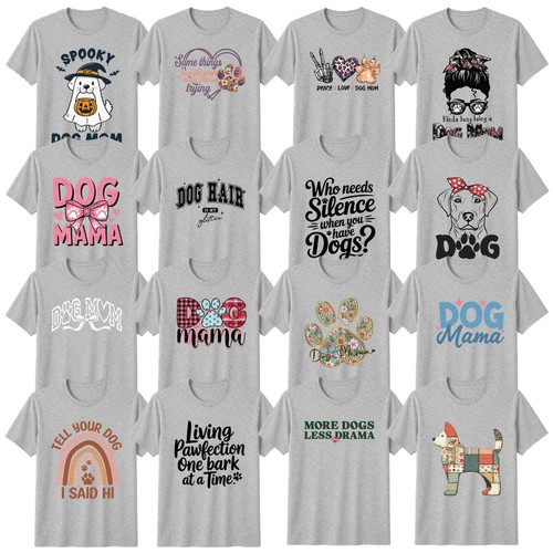 Funny dog mama shirt canine - mama, t-shirt