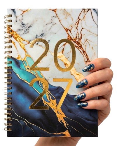 2027 diary week view - diary, a5