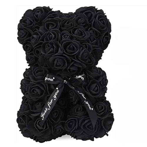 Artificial rose teddy bear - rose,