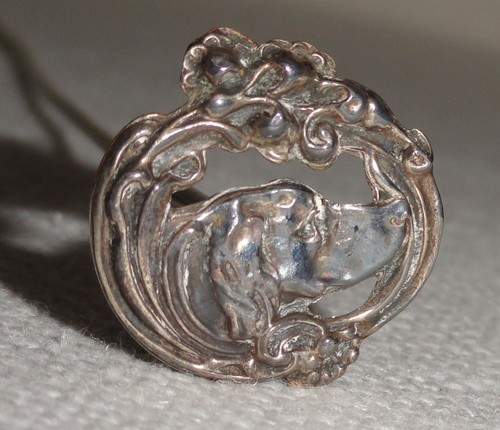 Art nouveau hatpin rare - art, ~