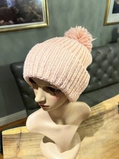 Ugg Pale Pink Knitted Bobble Hat