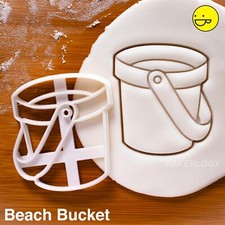 Beach Bucket cookie cutter |