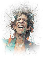 Keith Richards Caricature T