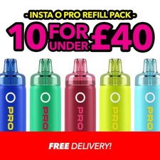 Insta O Pro Refill Pack | Pre-filled Refills | Nicotine 20mg | E-Cig