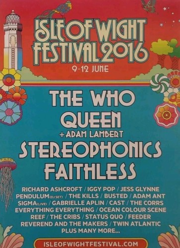 Isle wight festival 2016 a3 - of,