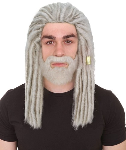 Silver dreadlock wig - dreadlock,