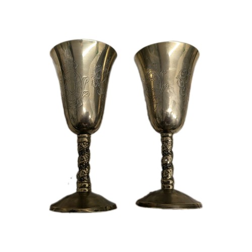 Vintage epns etched - etched, /