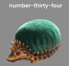 Rare  Vintage Hedgehog Gold