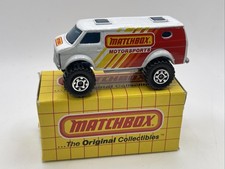 Matchbox Mb44 4x4 Chevy Van, Rare Matchbox Motorsports Decals, Mint