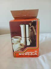 Vintage Italian 4 Cup Caffettiera By Stella