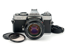 Minolta XD-7 Film Camera 35mm SLR + MD Rokkor 50mm f/1.4 Prime Lens - Nr. Mint
