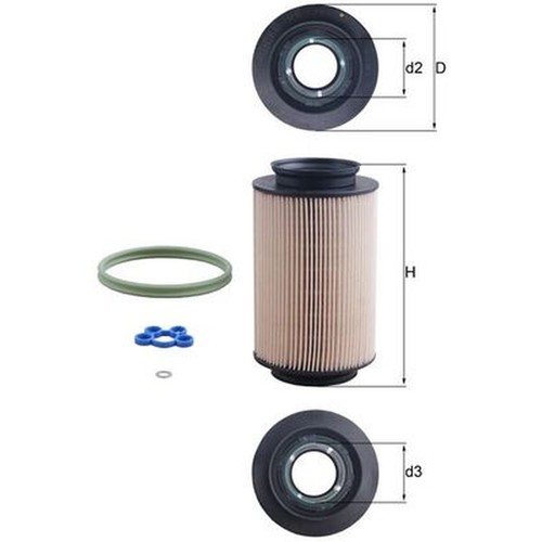 Fuel filter for - fuel, 8p