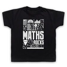 MATHS ROCKS MATH GEEK CHIC NERD MATHEMATICS MATHLETE KIDS CHILDS T-SHIRT