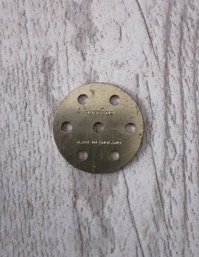 Meccano 24c brass hole - meccano, #24c