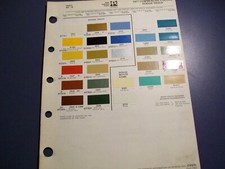 1977 Dodge truck Paint Chips-Ditzler - Pickup Van Sport Utility