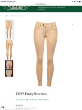 FITS Finely Breeches Size