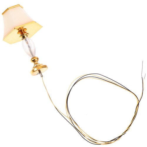 Simulated hexagonal table lamp - simulated,