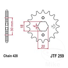 JT Front Sprocket 19/428