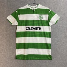 Celtic Football Jersey Size Medium 1888-1988 Green White CR Smith