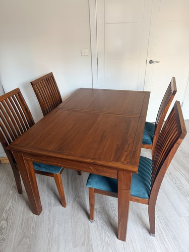 Solid acacia extendable dining - acacia,