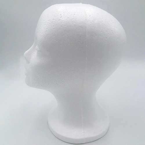 Polystyrene foam head dummy - foam,