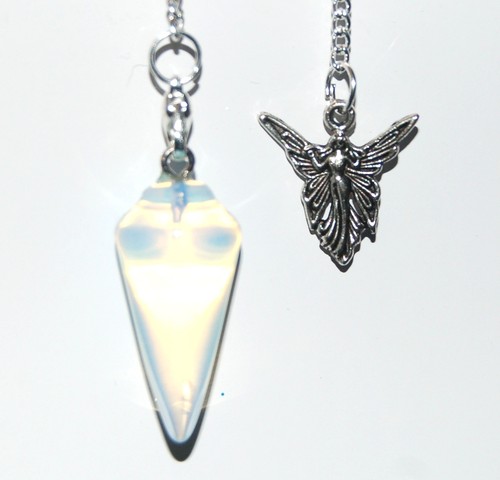 Crystal pendulum angel charm - pendulum,
