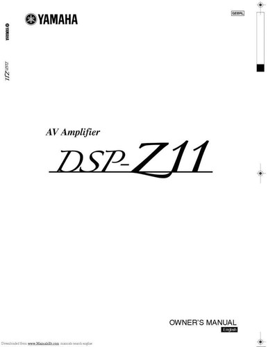 Yamaha dsp z11 - yamaha, amplifier