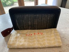 Vintage Orla Kiely “Silhouette Cutlery” 2007 Large Zip Purse/Wallet *LOTS MORE*
