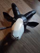 Real leather goat mask (For LARP, cosplay, clubs, etc!)