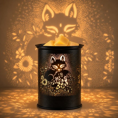 Metal wax warmer candle - metal,