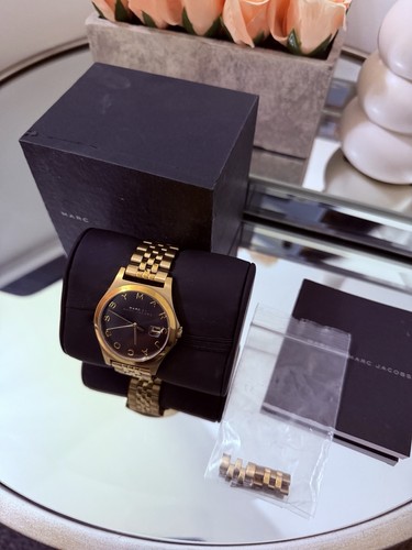 Marc jacobs gold watch with - jacobs,