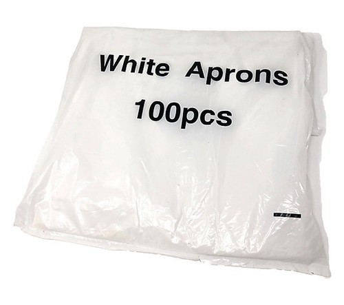 Aprons disposable 100 plastic - aprons,