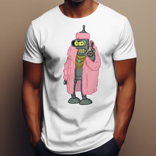 Bender pimp shirt futurama - bender,