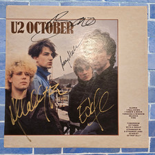 U2 | signed Lp | 4 members |