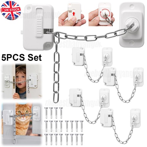 Window chain lock adjustable - window,