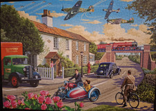 1000 Piece Falcon Jigsaw Puzzle Wartime Morning Complete By Victor McLindon