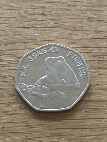 Jeremy fisher 50p coin - coin, 2017