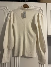 Gorgeous River Island Cream Jumper Size 16 (14/16) Bnwl